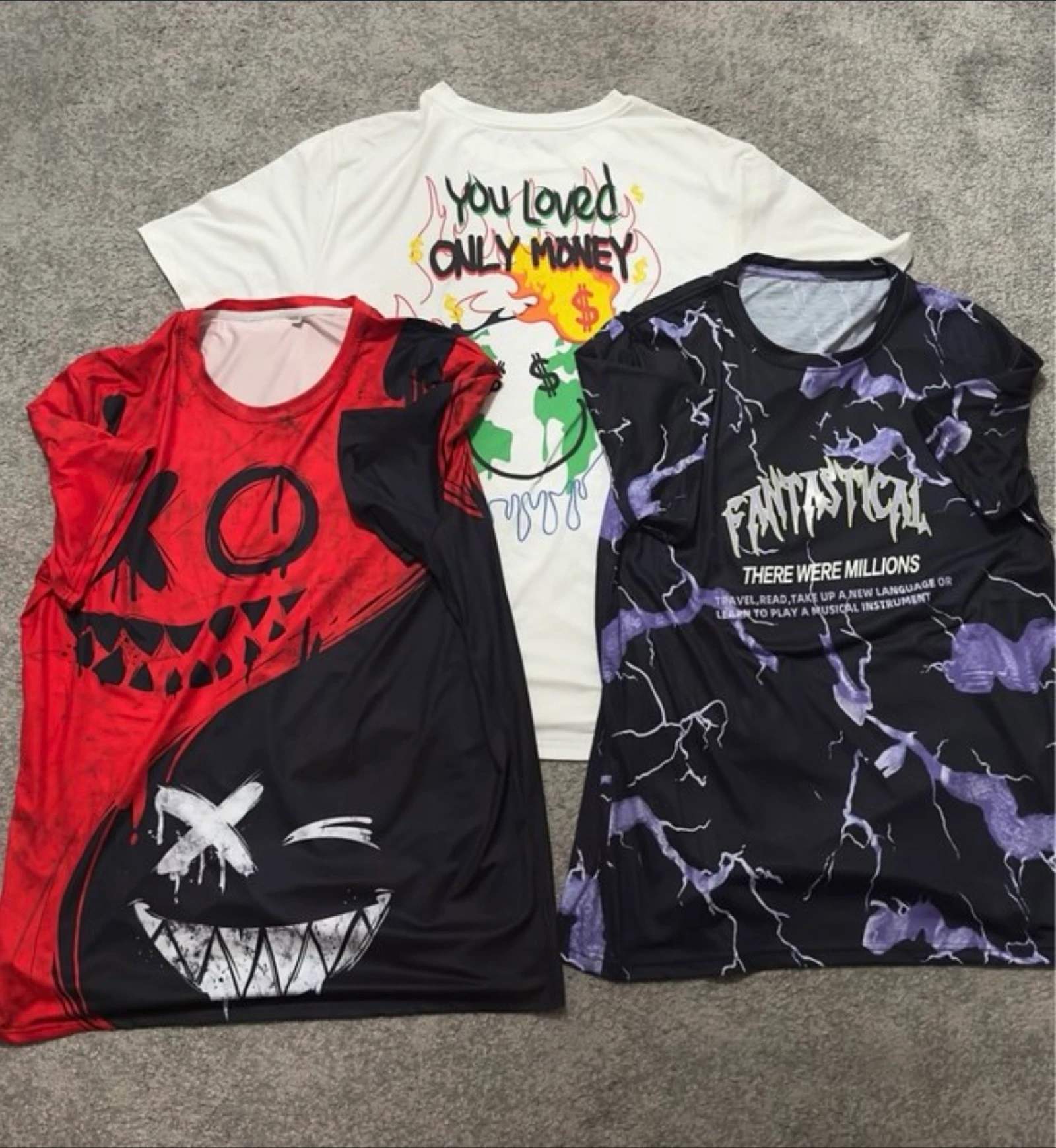 Lote T-Shirts y2k Oversized